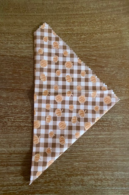 Checkered Pumpkin Bandana