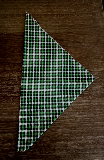 Green Plaid Bandana